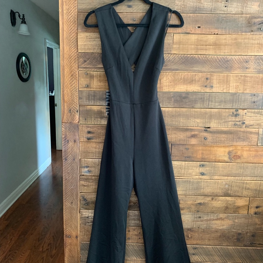 Black Pants Romper